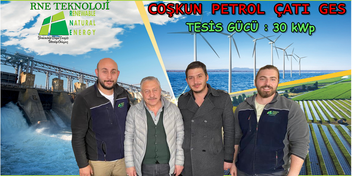 COŞKUN PETROL ÇATI GES ANLAŞMASI YAPILDI